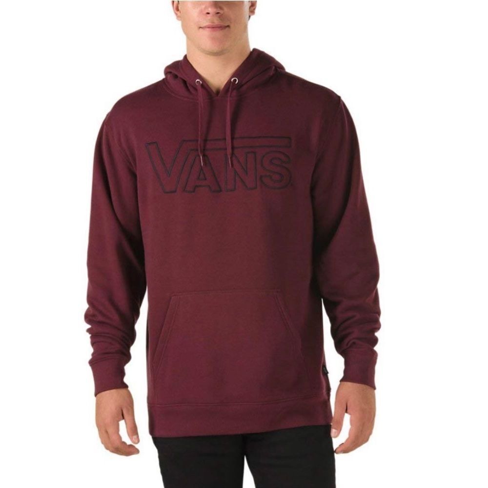 Vans Outline Drop V Men's Port Royale Pullover Hoodie Size XL